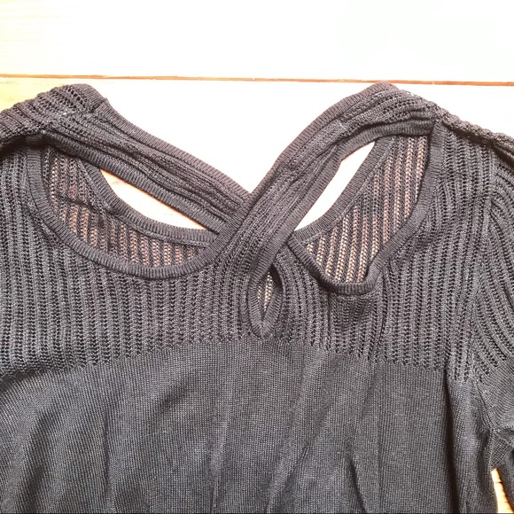 Maurices Black Cross-back Sweater, EUC, S - Picture 11 of 13